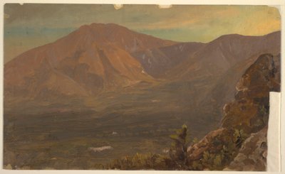 Tekening, Katahdin en Turner, 1860-78 door Frederic Edwin Church