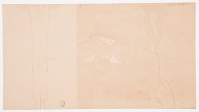 Tekening, Mt. Katahdin vanuit het zuidoosten; Verso: Mt. Katadhin, 1876-78 door Frederic Edwin Church