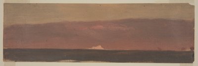 Tekening, Zeegezicht met ijsberg, 1859 door Frederic Edwin Church
