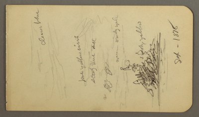 Tekening, Lucht boven Ierland, 1878 door Frederic Edwin Church