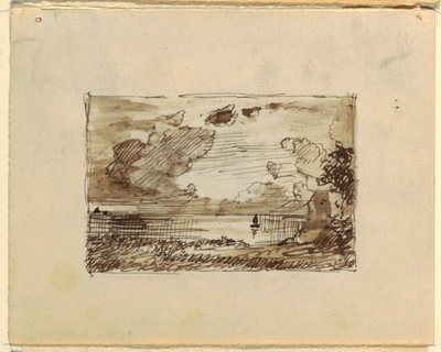 Imaginaire Landschap door Frederic Edwin Church