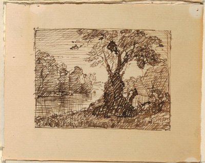 Denkbeeldig Rivierlandschap door Frederic Edwin Church