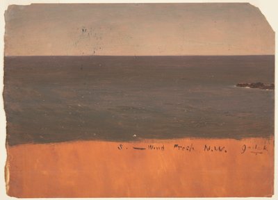 Kust van Maine door Frederic Edwin Church