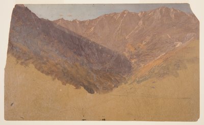 Studie van het Grote Bekken, Mt. Katahdin door Frederic Edwin Church