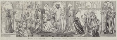 Fresco in Lyndhurst Church, Hampshire door Frederic Leighton