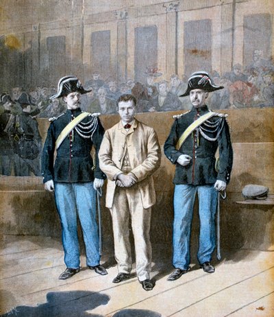 Proces van Sante Jeronimo Caserio, Italiaanse anarchist en moordenaar, 1894 door Frederic Lix