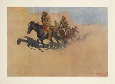 Jedediah Smith, uit Colliers Weekly, pub. 1906 door Frederic Remington