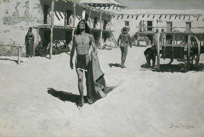Niets dan Vrolijke Blikken Volgden de Vleermuis door Frederic Remington