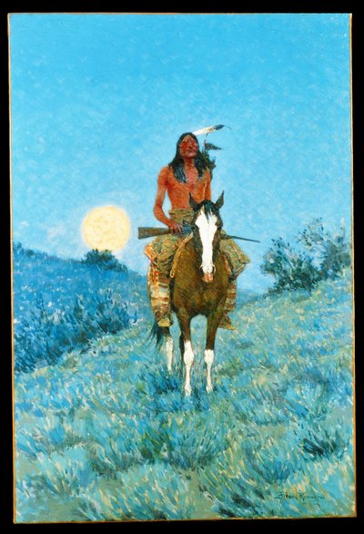 De Uitbijter door Frederic Remington