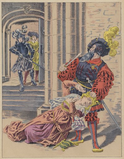 Blauwbaard door Frederic Theodore (after) Lix