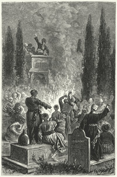 Bijeenkomst van de Ismaëlieten door Frederic Theodore (after) Lix