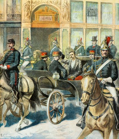 President van de Republiek Casimir Perier keert terug door Frederic Theodore Lix