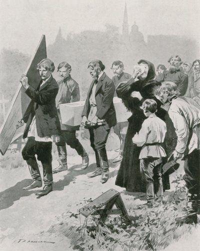 Een middenklasse begrafenis door Frederic de Haenen