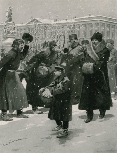 Koetsiers van Nevsky Prospect door Frederic de Haenen