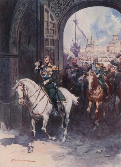 De Spassky (Verlosser) Poort van het Kremlin door Frederic de Haenen
