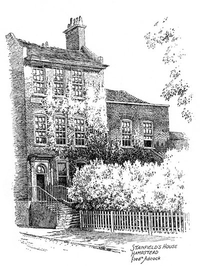 Stanfield House, Hampstead, Londen, 1912 door Frederick Adcock