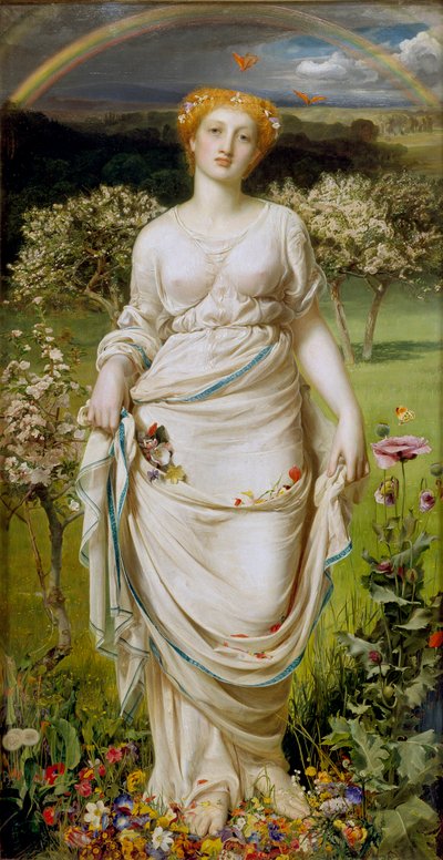 Zachte Lente door Frederick Augustus Sandys