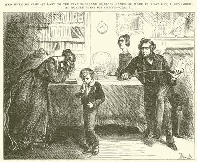 Illustratie voor David Copperfield door Frederick Barnard