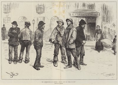 De Werklozen van Londen, We hebben geen werk te doen! door Frederick Barnard