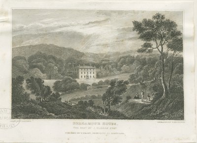 Colton -Bellamore Huis: staalgravure, nd [ca. 1830] door Frederick Calvert