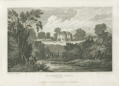 Darlaston Hall: gravure, nd [ca. 1830] door Frederick Calvert