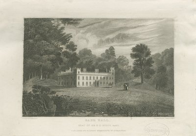 [Great] Barr Hall: gravure, nd [midden 19e eeuw] door Frederick Calvert
