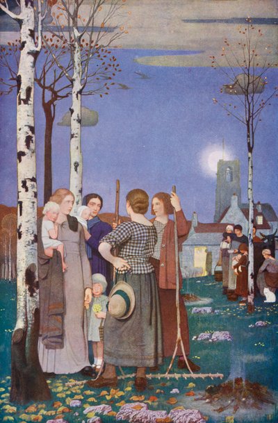 In de dagen van de grote schaduw door Frederick Cayley Robinson