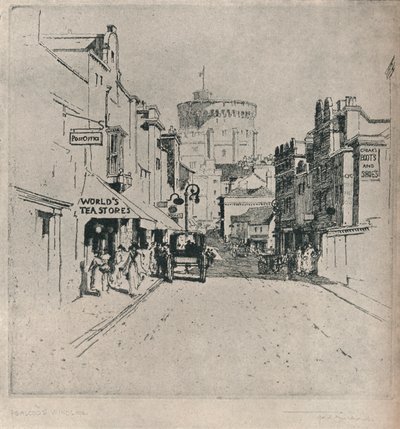 Peascod Street, Windsor door Frederick Charles Richards