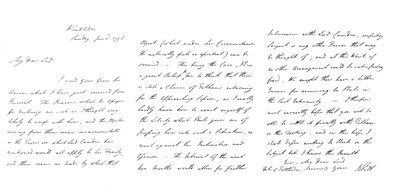 Brief van William Pitt aan de Hertog van Portland, 1796 1865 door Frederick George Netherclift