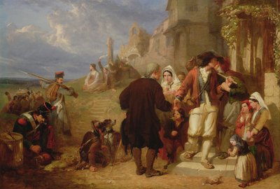 Vertrek van de Bretonse dienstplichtige door Frederick Goodall