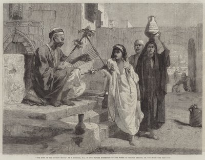 Het Lied van de Nubische Slaaf door Frederick Goodall