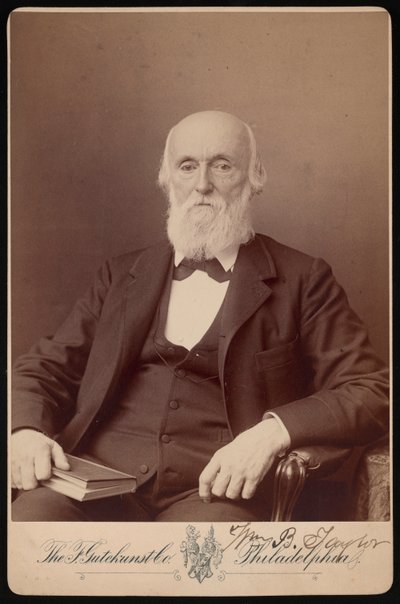 Portret van William Bower Taylor 1821-1895, april 1893 door Frederick Gutekunst