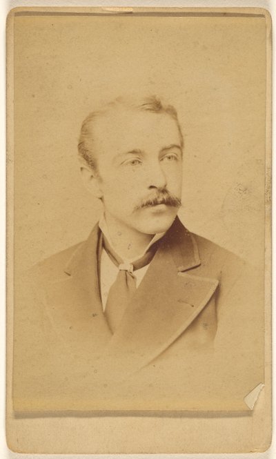 [Ongeïdentificeerde man met snor]. door Frederick Gutekunst