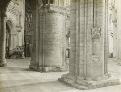 Kathedraal van Ely: Schip en achthoek, naar koor door Frederick H. Evans