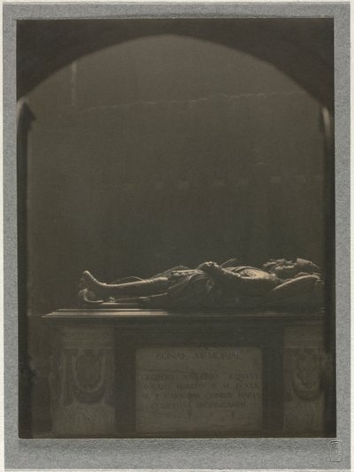 Westminster Abbey, Graf van Sir Georges Villiers (overleden 1605) door Frederick Henry Evans