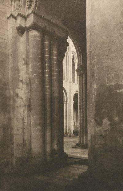Camera Work: Ely Cathedral: Een Herinnering aan de Normandiërs, 1903 door Frederick Henry Evans