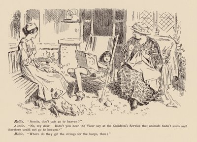 Tante, gaan katten niet naar de hemel? door Frederick Henry Townsend
