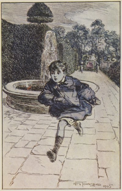 Illustratie voor They door Rudyard Kipling (kleur litho) door Frederick Henry Townsend