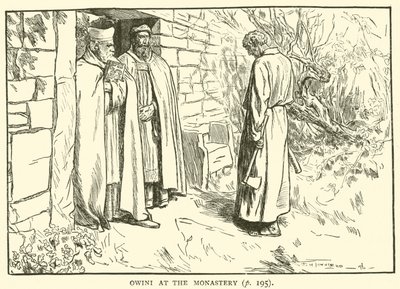Owini in het klooster door Frederick Henry Townsend