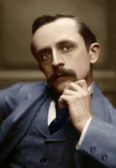 Portret van J.M. Barrie, 1892 door Frederick Hollyer