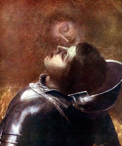 De Gelukkige Krijger, 1884 1923 door Frederick Hollyer
