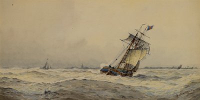 Een Zuidwester door Frederick James Aldridge