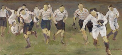 De Uitbraak, c.1929 door Frederick James Porter