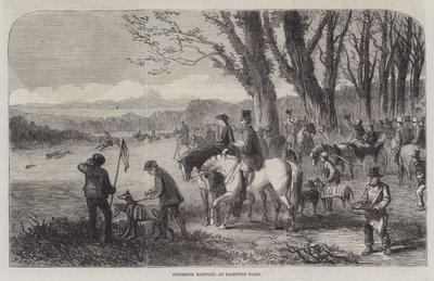 Coursing Bijeenkomst in Hampton Park door Frederick John Skill