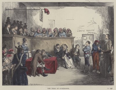 Illustratie voor A Tale Of Two Cities door Frederick L. Bernard