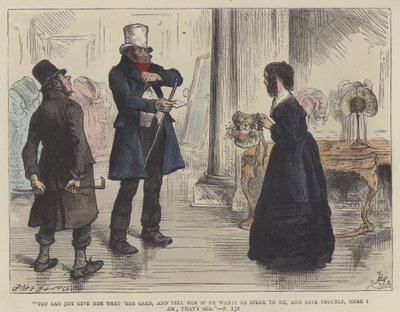 Illustratie voor Nicholas Nickleby door Frederick L. Bernard