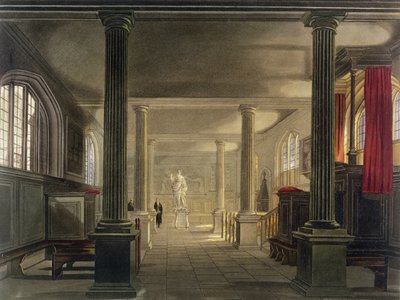 Interieur van de rechtenfaculteit, Cambridge, uit 