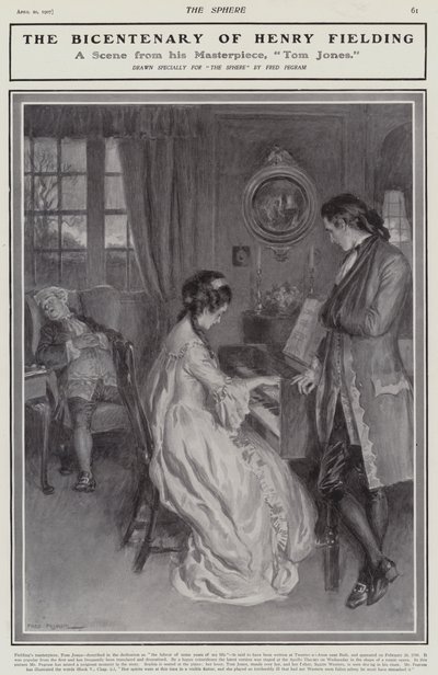 Een Scène uit Tom Jones van Henry Fielding door Frederick Pegram