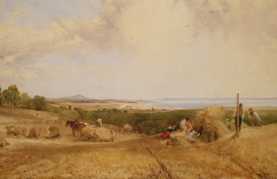 Het Oogstveld, 1846 door Frederick Richard Lee