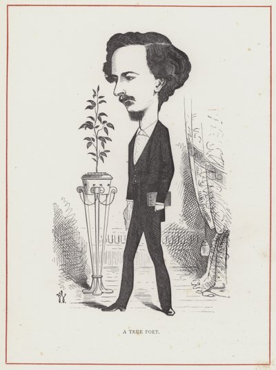 Algernon Charles Swinburne door Frederick Waddy